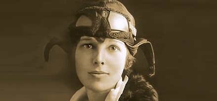 amelia earhart close-up