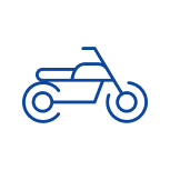 Icon of a motorcycle.