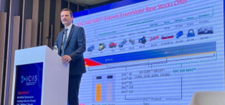 ExxonMobil Basestocks Strategic Accounts Executive Nick Harris speaks at the 15th ICIS Asian Base Oils and Lubricants Conference, held in March 2023 at the Fairmont Hotel in Singapore.