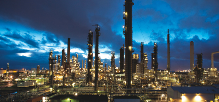 ExxonMobil’s refinery in Rotterdam, Netherlands