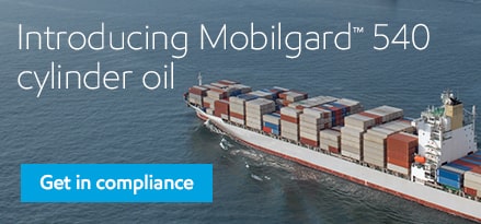 Mobilgard 540 cylinder oil is engineered for compliance for vessels operating on 0.50% sulphur fuels under the IMO 2020 emission regulations.