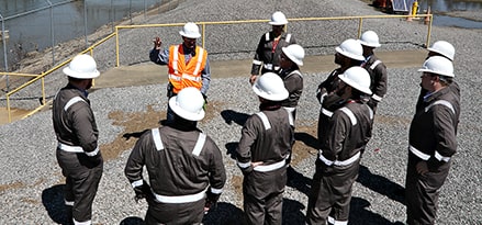 Hardhat safety briefing