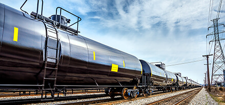 Train Carrying Fuel